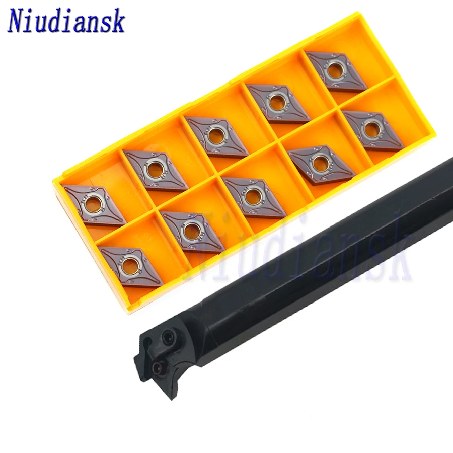 

1 шт. S25S-MDWNR15 внутренные поворачивые держатели инструментов S25S-MDWNL15 фрезы + 10 шт. DNMG1504 внутреннее отверстие твердосплавные вставки токарно-винторезные станки с ЧПУ инструменты костюм