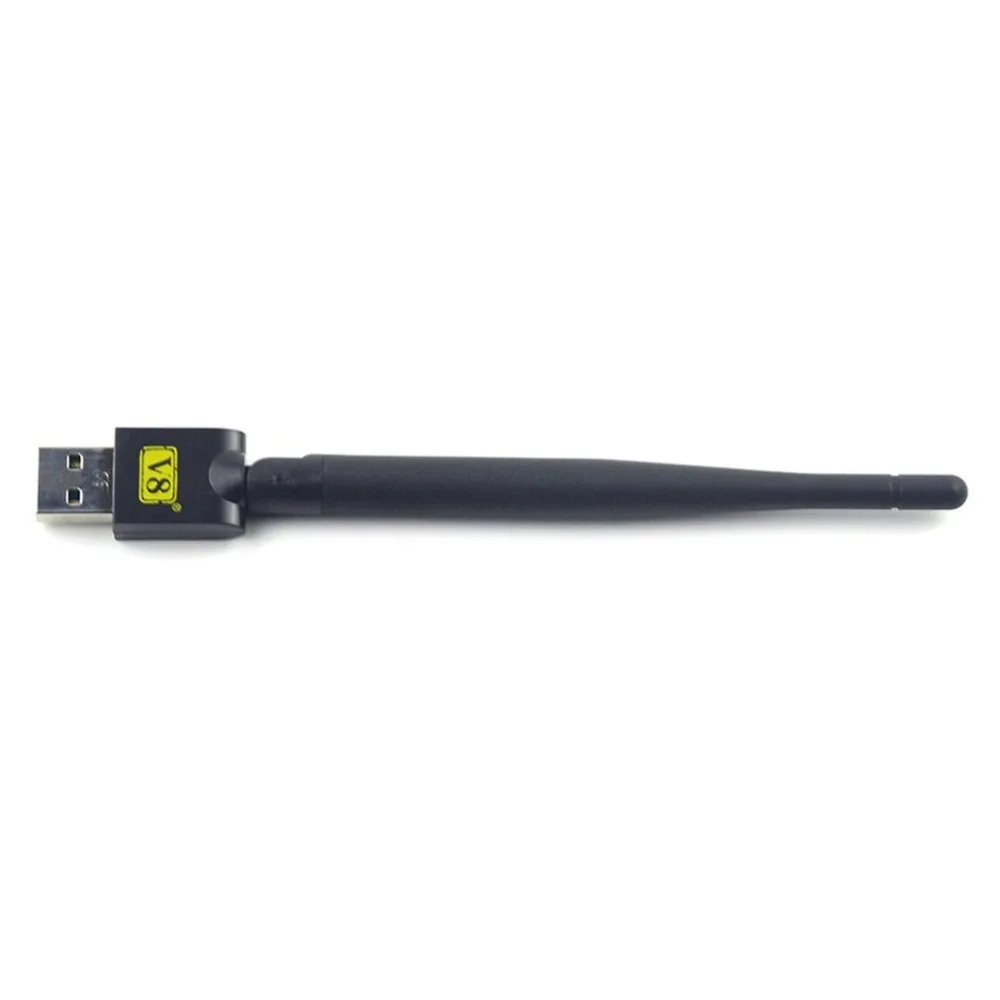 ТВ мини беспроводной USB WiFi адаптер с антенной для V7 серии V8 цифровой спутниковый Смарт ТВ android smart tv box