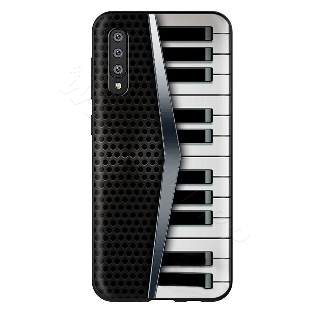 Webbedepp музыкальное пианино корпус клавиатуры для samsung Galaxy S7 S8 S9 S10 Edge Plus Note 10 8 9 A10 A20 A30 A40 A50 A60 A70