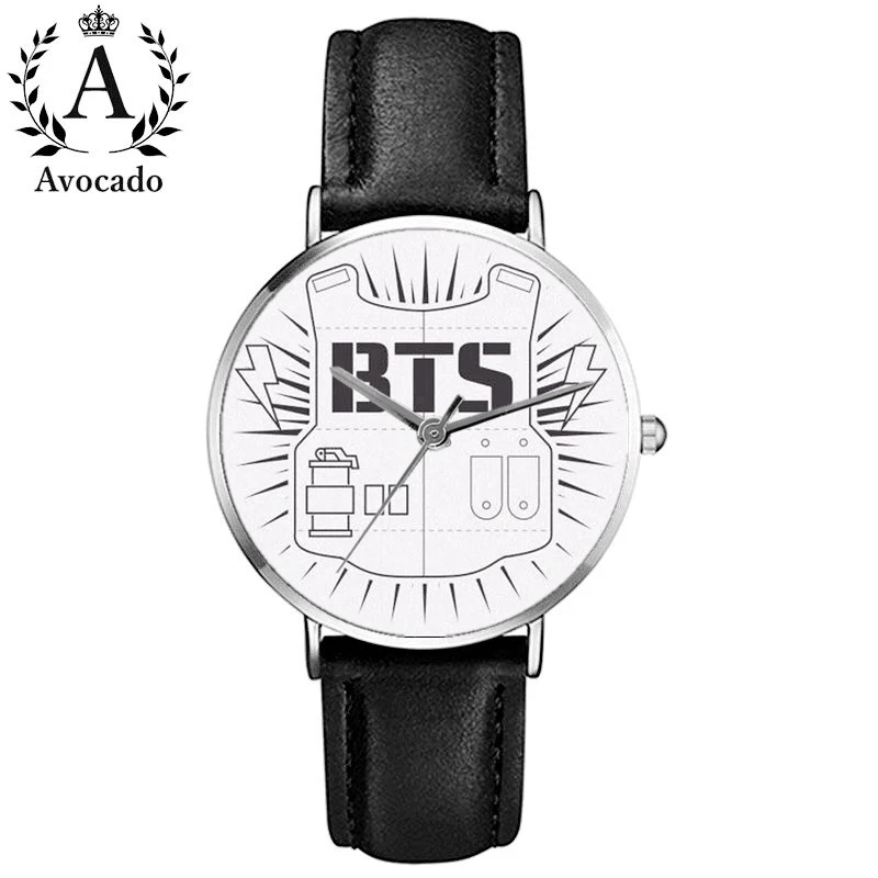 

New Fashion Bulletproof Youth Watch Youth Idol Quartz Watch Student Gift Table