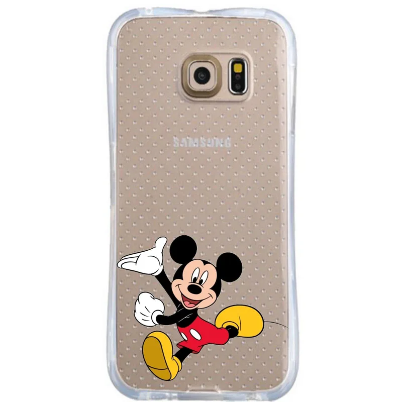 Чехол для телефона с Микки Маусом KETAOTAO для iPhone 4S SE 5 6 5C 5S 6 s 7 8 SE 5Plus XR XS Max чехол кристально чистый мягкий TPU чехол S - Цвет: Красный