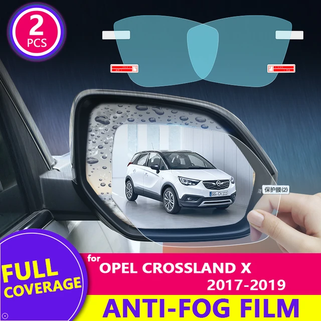 Für Opel Crossland X 2017 2018 2019 Volle Abdeckung Rückspiegel Regendicht  Film Anti-Nebel Auto Spiegel Aufkleber Auto zubehör - AliExpress