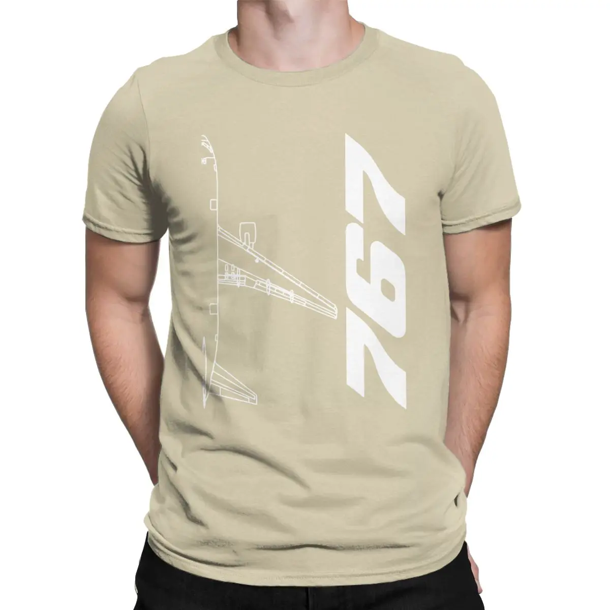 FACT Tシャツ Lサイズ Cotton Neck Clothes | Boeing Clothes 767 | Mens Shirt Boeing