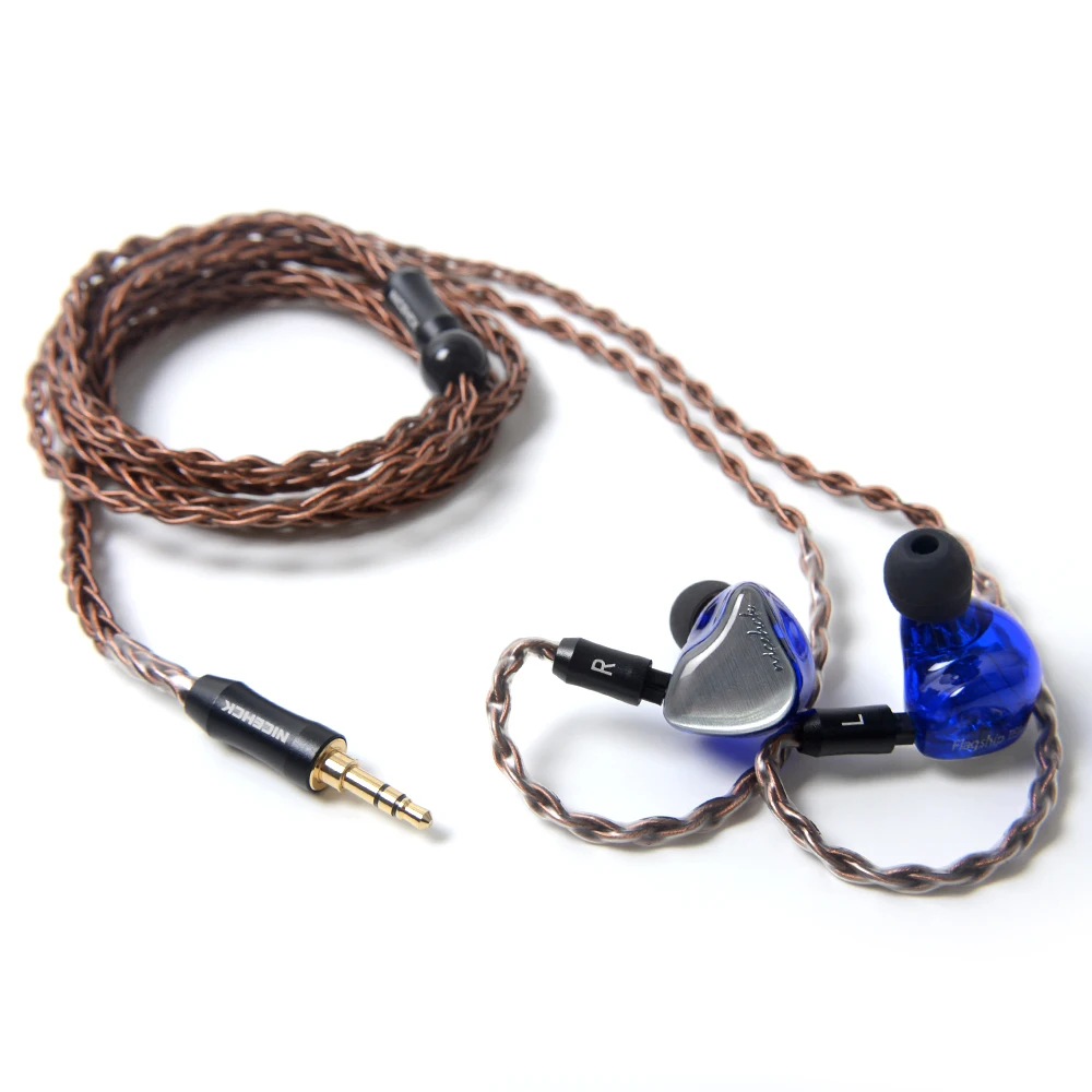 NICEHCK NK10 10BA приводной блок в ухо наушник 10 сбалансированная арматура HIFI Мониторинг наушники со съемным отсоединением 2PIN кабель