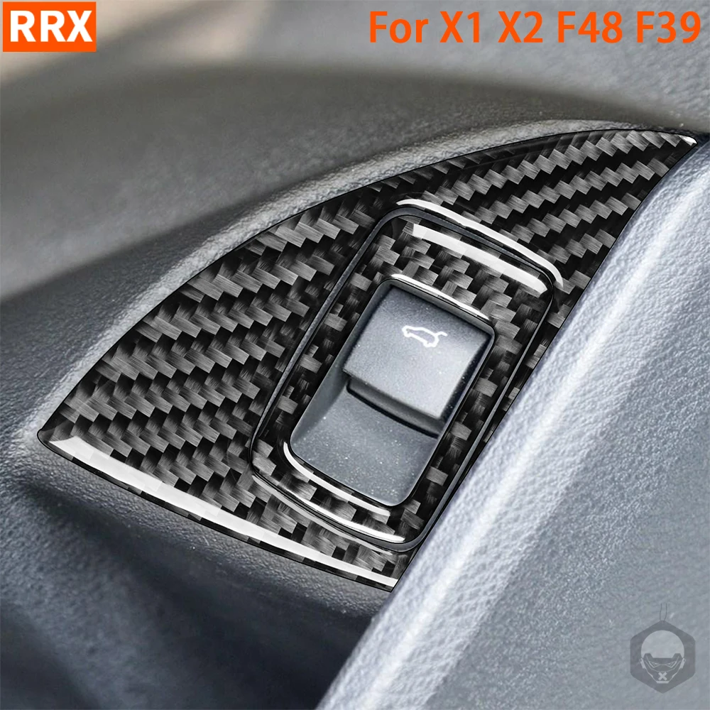 

Для BMW X1 F48 2016-2021 X2 F39 2018-2021 Передняя Задняя дверь ящик для хранения панель накладка наклейки из углеродного волокна автомобильные аксессуары