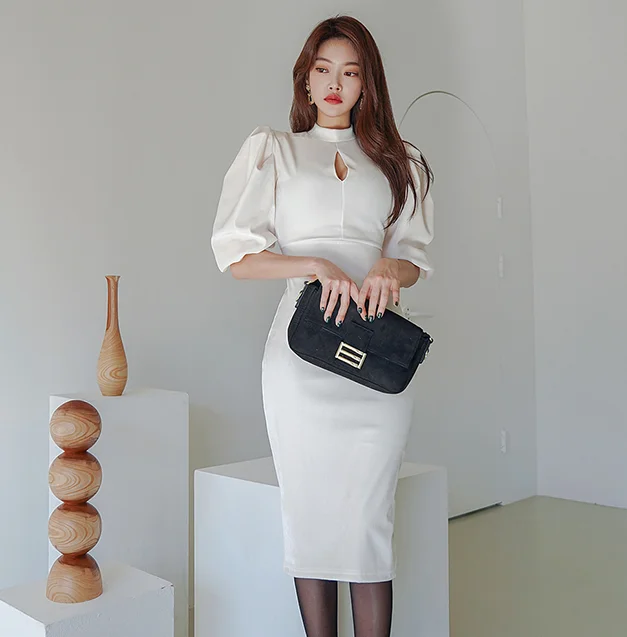 Spring women Sexy Pencil Fashion Women Elegant PrintBodycon O-Neck Club Party Dresses Vestido