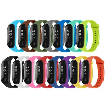 

15pcs Silicone Watchband Replacement Bracelet for Xiao mi Mi Smart Band 4 3
