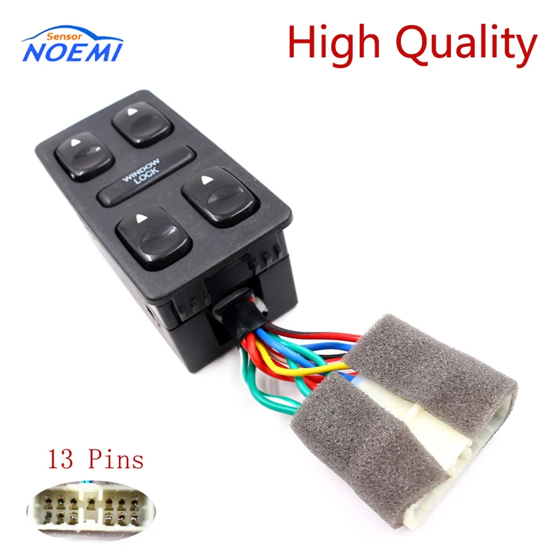 

YAOPEI New 93570-28001 Front Left Driver Side Electric Power Master Window Switch For Hyundai1992-1994 93570-28901 9357028001