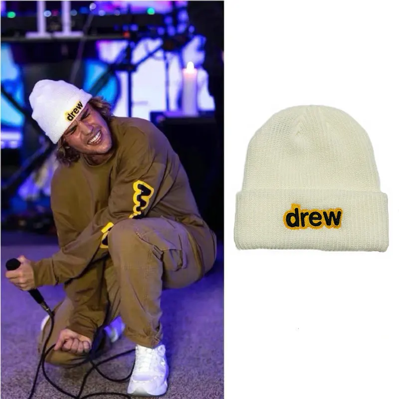 Drew Hip-hop Knitted Hat Smiley Smile 