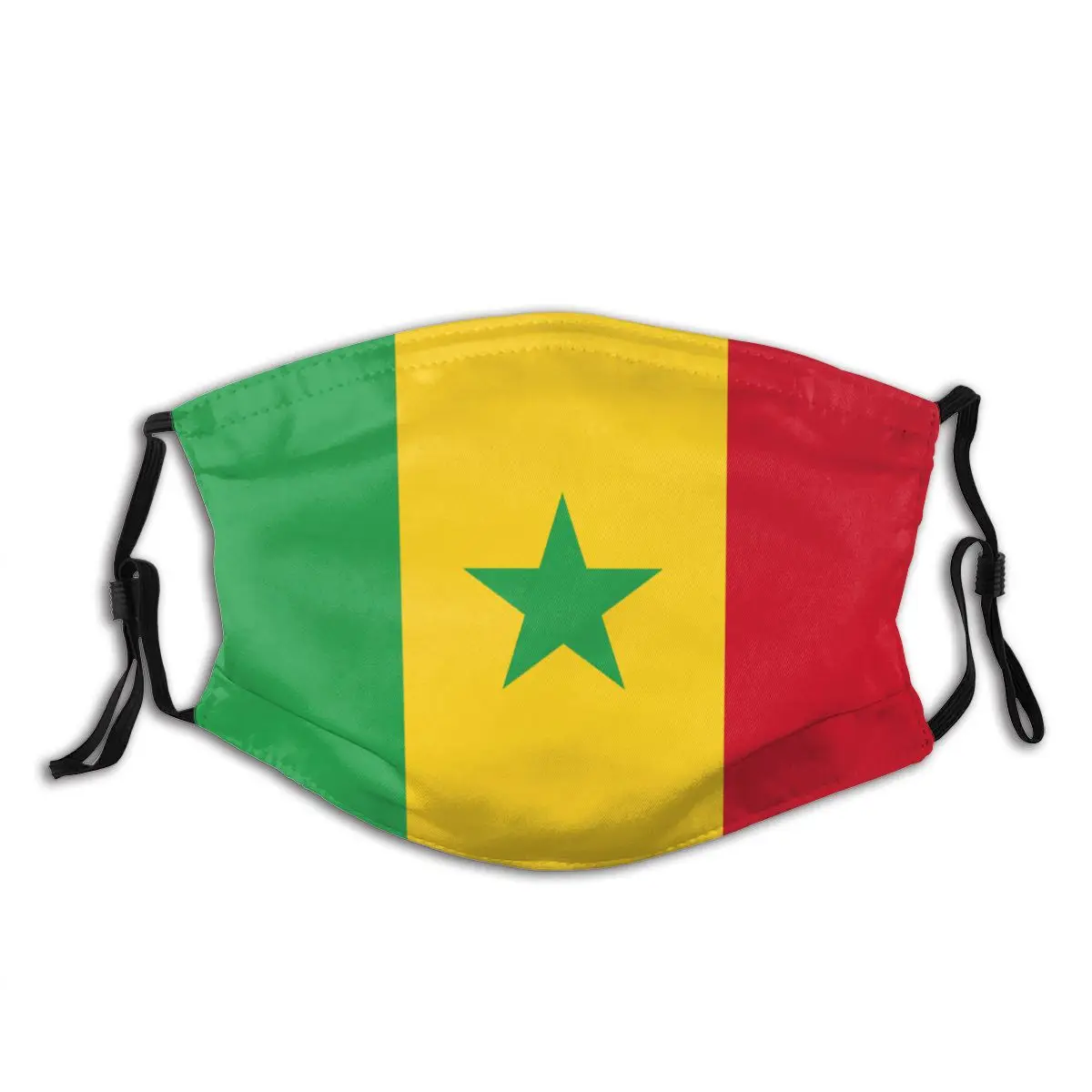 

Senegal Flag Face Msak With Filter
