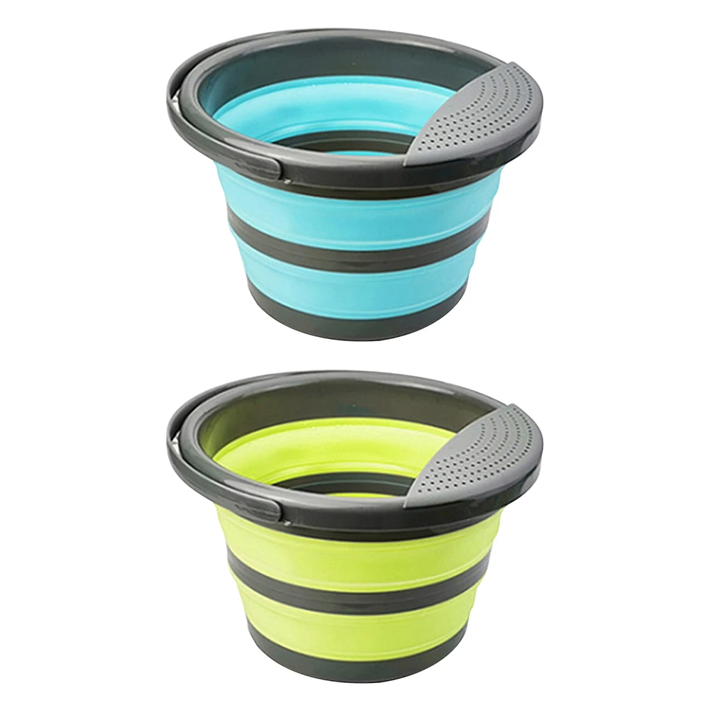 Silicone Folding Water Container Fishing Outdoor Camping Compression