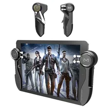 PUBG Mobile Gmaepad Controller For iPad Tablet Six Finger Games Trigger Joysticks L1 R1 Fire Button Aim Key for iphone Android