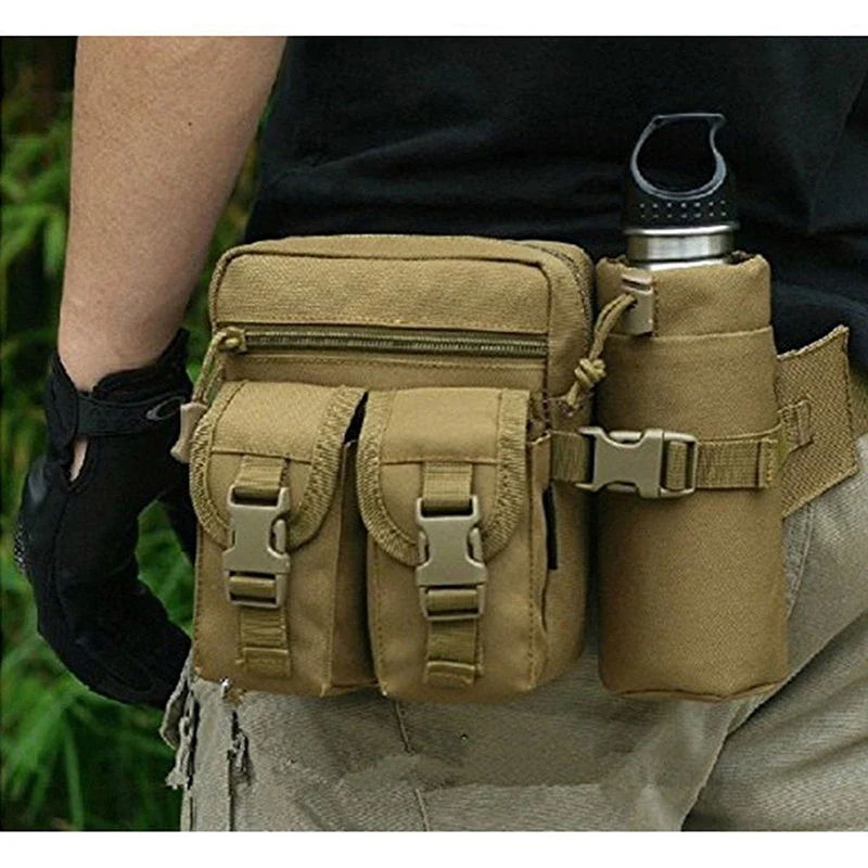 Bolsa táctica militar para hombre, bolso de correa de cintura de cadera, bolsillo pequeño para correr, bolsa de viaje al aire libre, bolso carcasa de teléfono