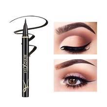 Портативная жидкая подводка для глаз, Водостойкая Подводка для макияжа, долговечная Черная гелевая подводка для глаз, легко носить, Черная Подводка для глаз, Женская подводка для глаз, набор для макияжа