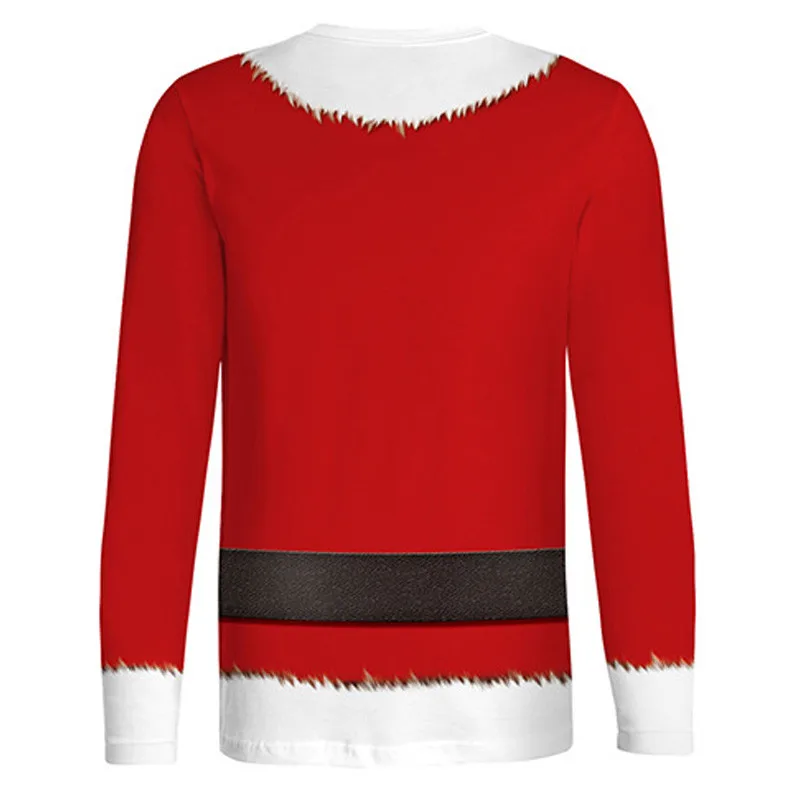 3D Уродливые Рождественские свитера джемперы Топы осенне-зимняя одежда для мужчин и женщин вечерние пуловеры толстовки