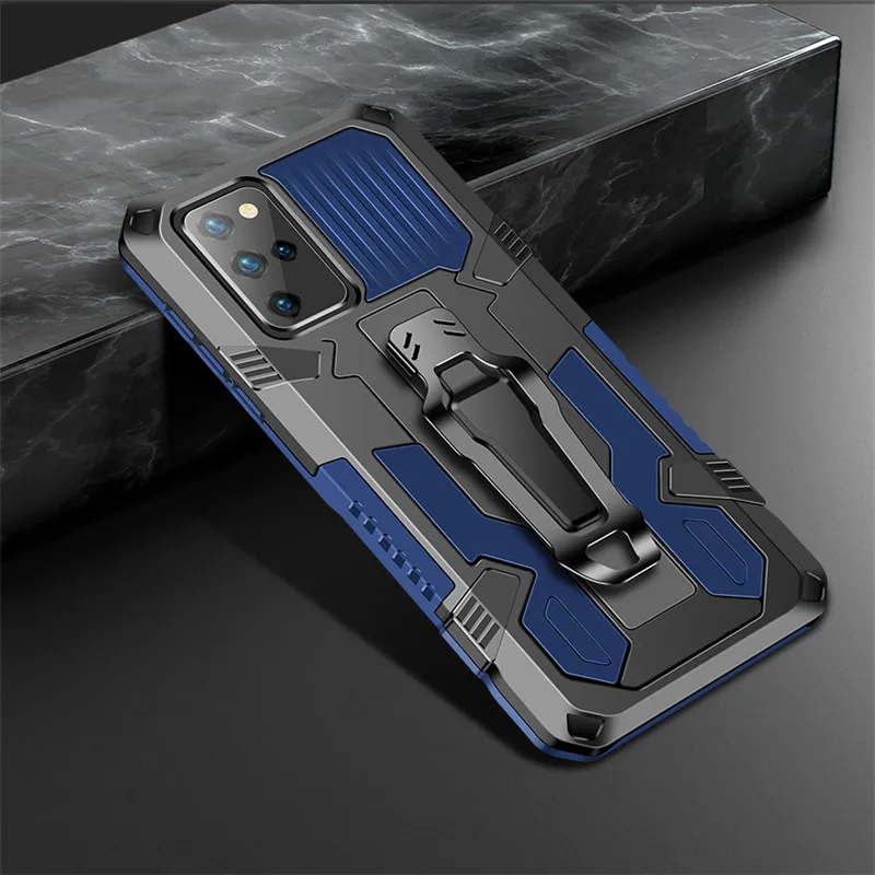 Armor Phone Case For Samsung Galaxy A2 J2 J4 J6 J7 NXT A01 Prime Plus Core Rugged Aluminum Magnetic Stand Metal Anti-fall Cover