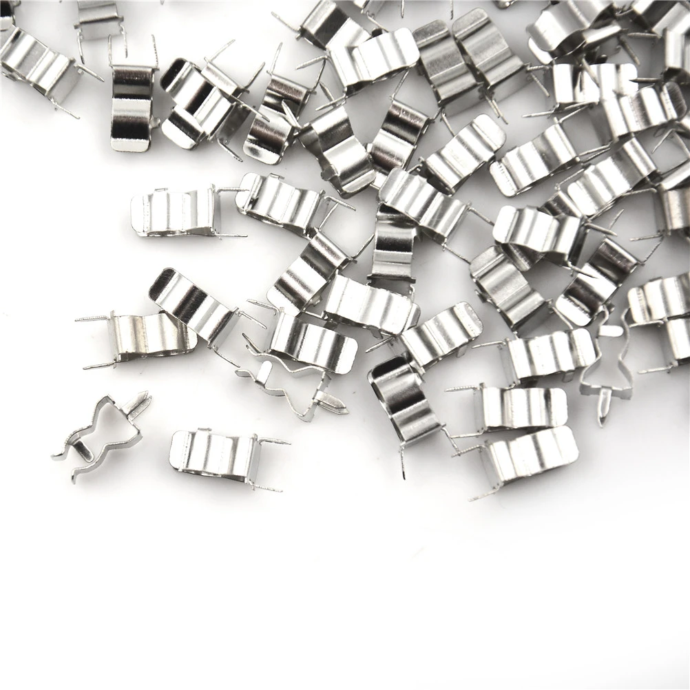 100pcs PCB Soldering Mount 5x20mm Fuse Holder Clip Chassis 5mm*20mm Tin