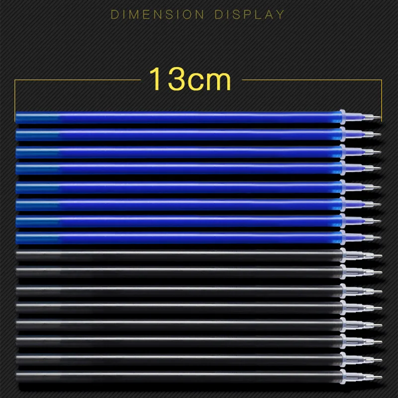 100 Pcs/Set Office Signature Shool Gel Pen Refill Rod Magic Erasable Pen Refill Accessories 0.5mm Blue Black Ink Writing Tools - Image 2