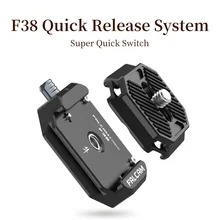 Ulanzi FALCAM F38 Quick Release System Plate for 1/4'' and 3/8'' DSLR Camera Tripod Gimbal Quick Switch Solution Studio Kit