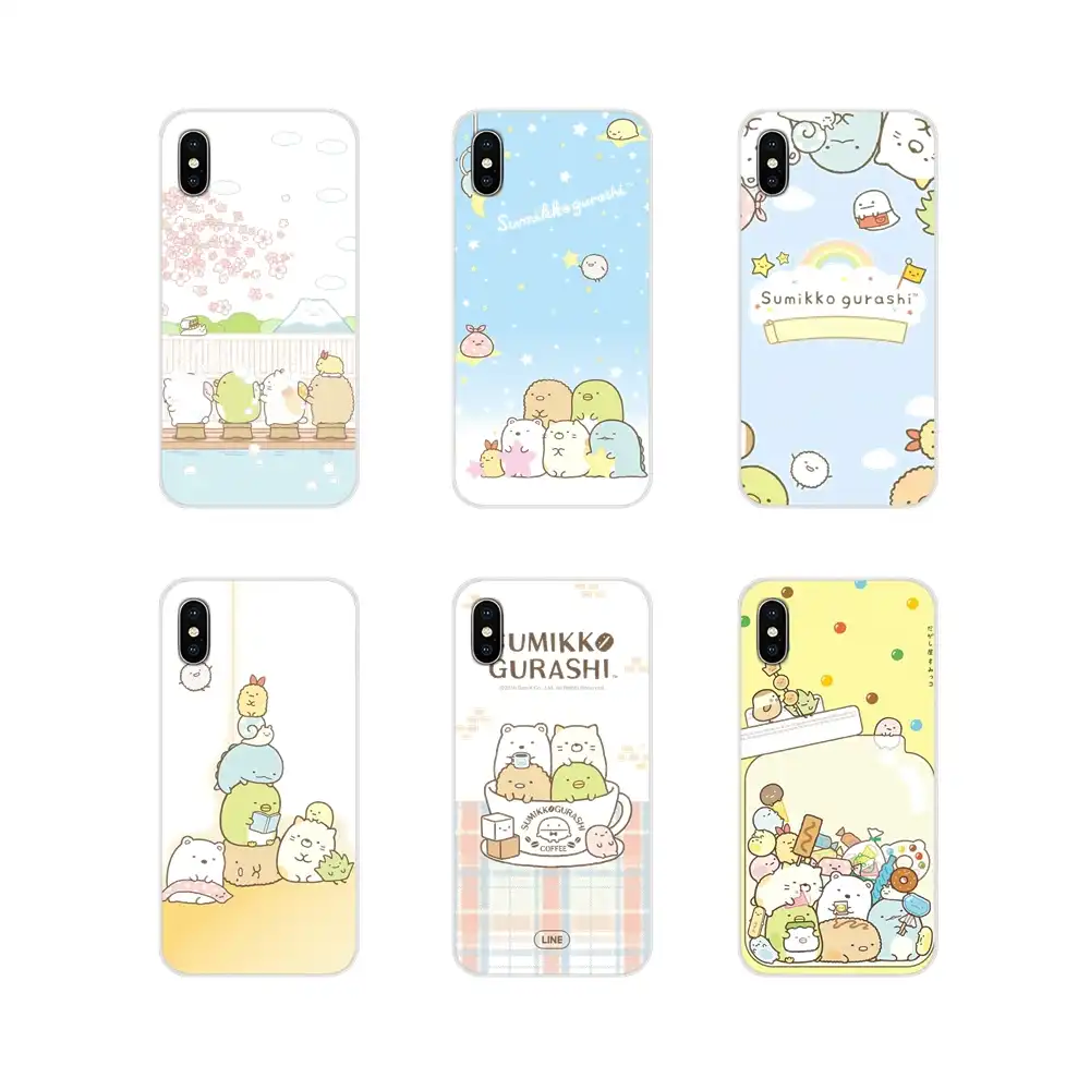 Sumikko Gurashi リラックマ透明ソフトケースカバー Apple の Iphone 5 Xr Xs 11pro 最大 4 4s 5 S 5c Se 6 S 7 8 プラス Ipod Touch の 5 6 Phone Case Covers Aliexpress