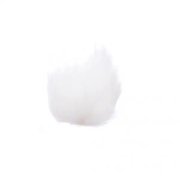 2x White  Lapel Lavalier Microphone Mic Windscreen Windshield Wind Muff 15mm