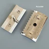Dscosmetic X1 Stainless steel open comb double edge safety razor head 3
