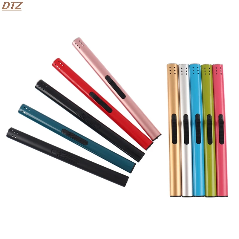 1 Pieces Outdoor BBQ Windproof Candle Lighter Portable Gas Lighters Kitchen Stove Ignition (NO GAS Without Butane) | Дом и сад