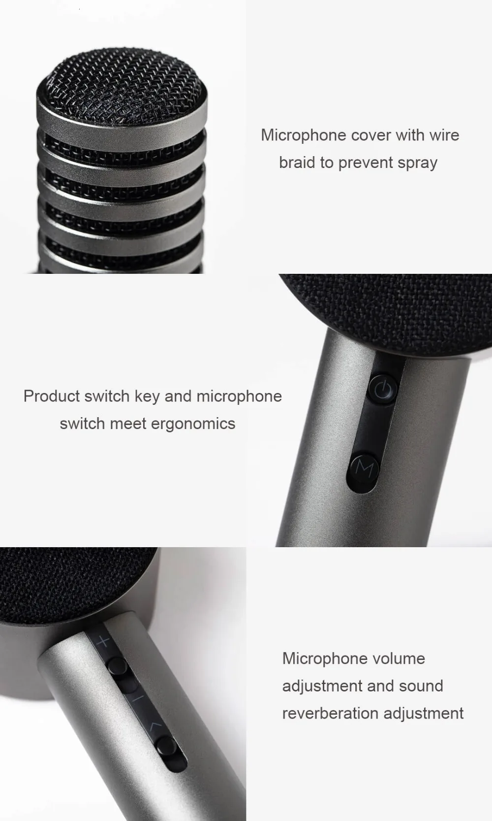 Xiaomi xiaohou audio wireless microphone karaoke Unique Acoustic Design Multi-Scenario Use Microphone Speaker integration (27)