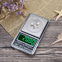 

Mini Digital Scale 100 /200/300/500g 0.01/0.1g High Accuracy Backlight Electric Pocket For Jewelry Gram Weight For Kitchen