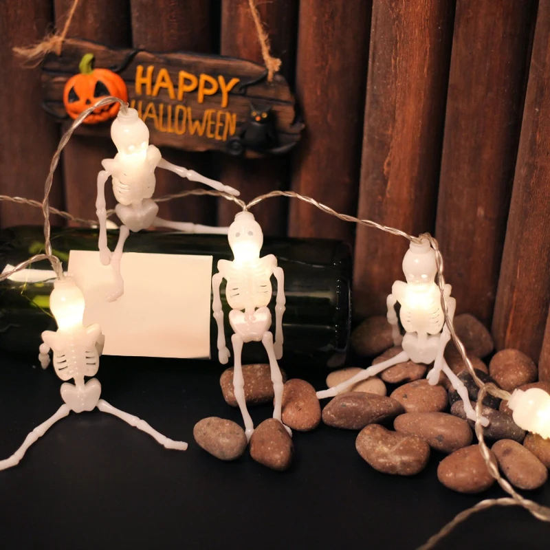LED String Creative Novel Halloween Truss Lantern 5M 20 LED Party Family Ghost Festival Halloween LED Decorative Lights