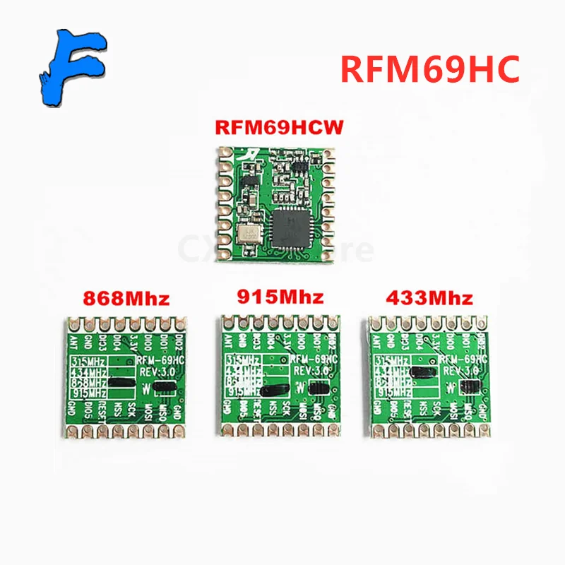 RFM69HW-433S2 RFM69HW 433Mhz+RFM12B HopeRF Wireless Transceiver for Remote/HM