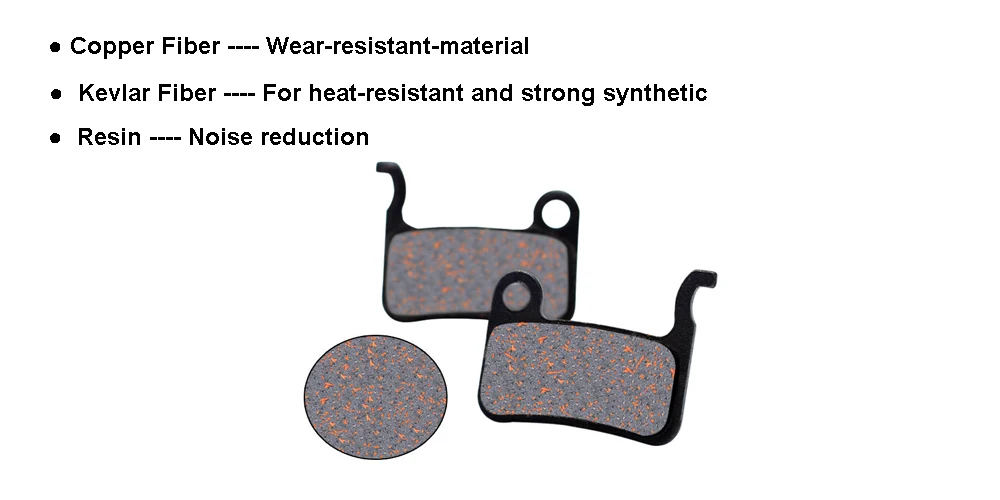 Велосипедные дисковые Тормозные колодки MTB велосипедные дисковые Тормозные колодки из смолы полуметаллические тормозные колодки для SHIMANO SRAM MAGURA FORMULA TEKTRO
