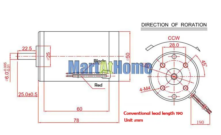 12V 24V Мини постоянный магнит DC мотор PMDC Поддержка положительный и отрицательный, Скорость регулирования 2000~ 6000 об/мин с кронштейном