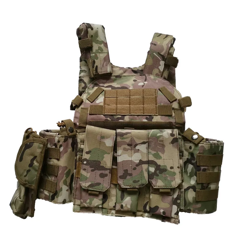 Men Military Tactical Airsoft Vest Paintball Multicam Camouflage