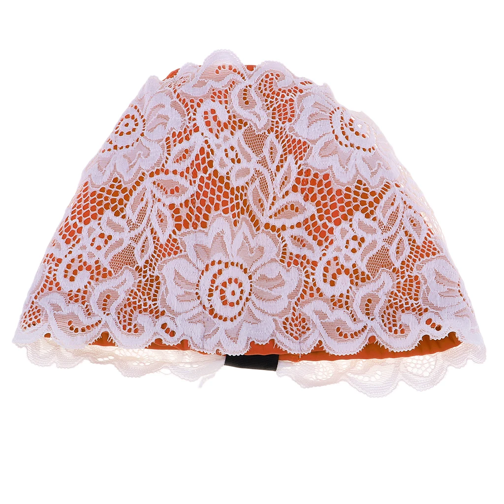 Orange 23X17cm Шапочка для плавания шапочки для душа для длинных волос ткет волосы с дополнительными расширениями быстросохнущая полиуретановая шапочка для ванны s шапочка для плавания - Цвет: Orange 23X17cm