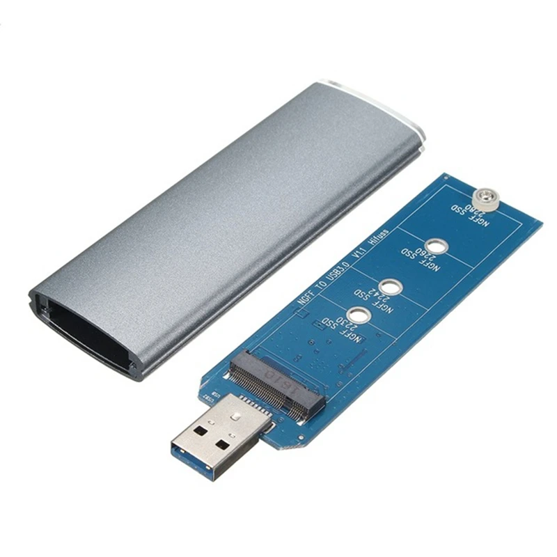 M.2 Ngff Ssd Sata к Usb 3,0 конвертер адаптер чехол внешний корпус для хранения