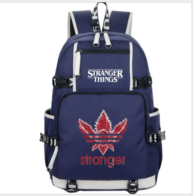 Stranger Things Backpack Students School Bags Casual Backpack Pattern Back to School Gift Rucksack Daily Travel Backpack - Цвет: as pictures