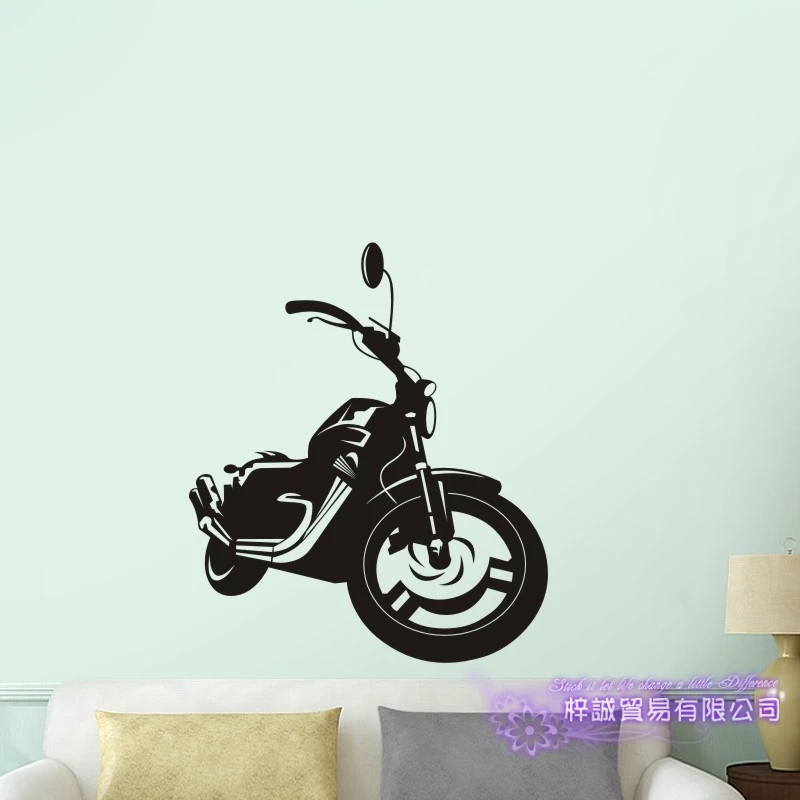 Dctal Heavy Motorcycle Sticker Vehicle Decal Posters Vinyl Wall Decals Classical Autobike Pegatina Decor Mural Sticker