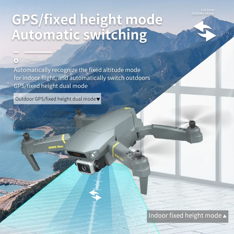 Глобальный Дрон GPS RC 4K HD камера Квадрокоптер WIFI FPV вертолет 6K Дроны с камерой 4k VS E58