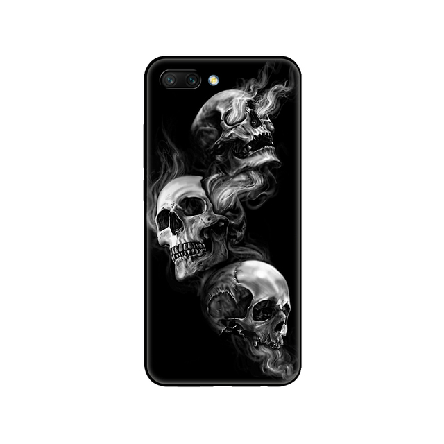 honor 10 case soft silicon tpu back phone cover for huawei honor 10 Case Etui protective printing coque black tpu case