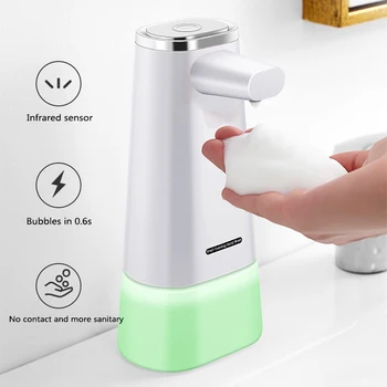 

Soap Dispensers 250ml Touchless Induction Foam Liquid Soap Dispensers Automatic Foam Soap Dispenser Bathroom Hardware