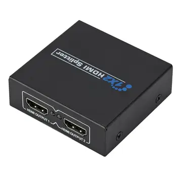 

HDMI Splitter 1 in 2 Out HDCP Powered 1080P HDMI Splitter for Xbox PS4 PS3 Apple TV HDTV