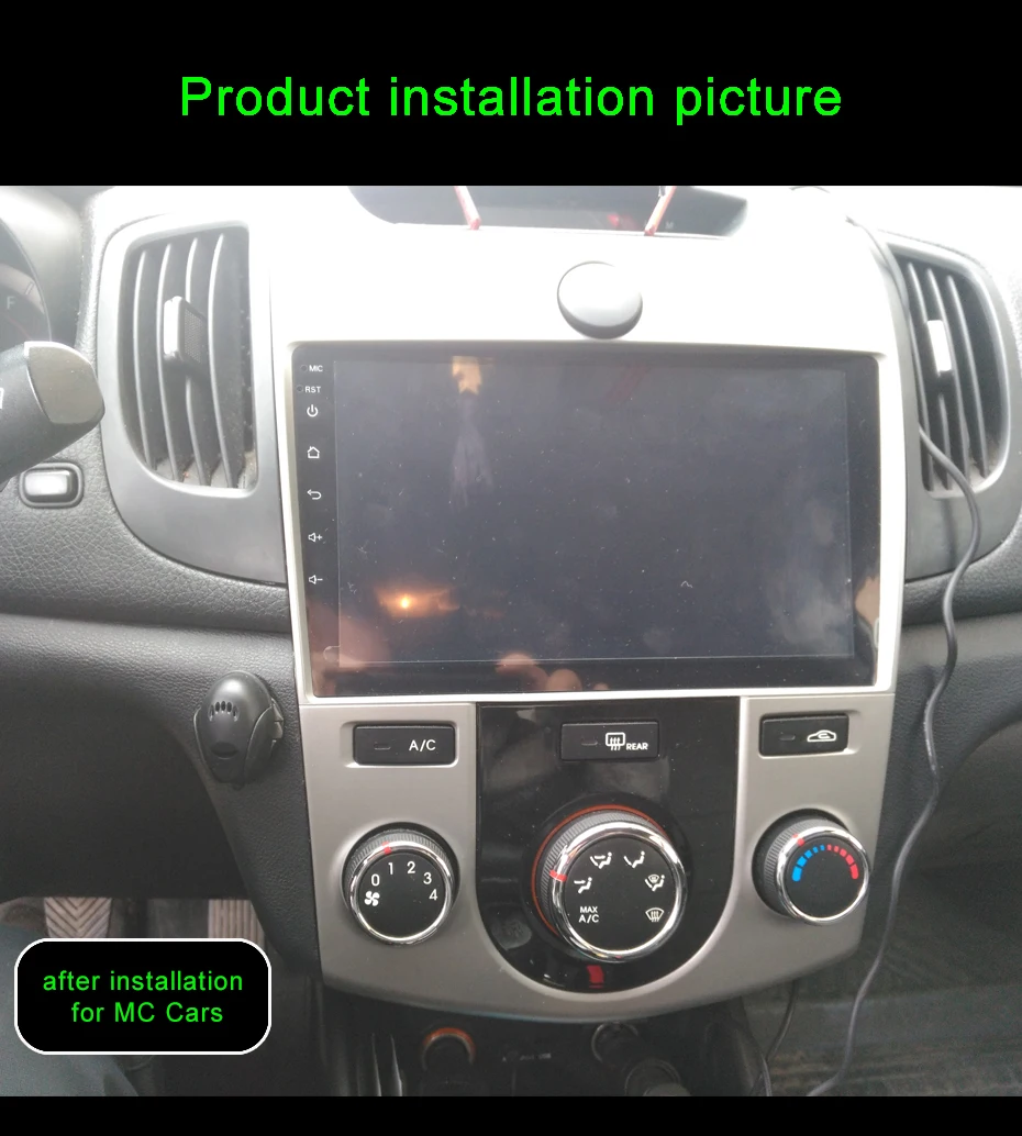 KANOR Android 9,0 Восьмиядерный 4+ 64g 2din автомобильный DVD Радио Видео плеер для KIA Cerato Forte 2008-2012 с gps навигацией аудио