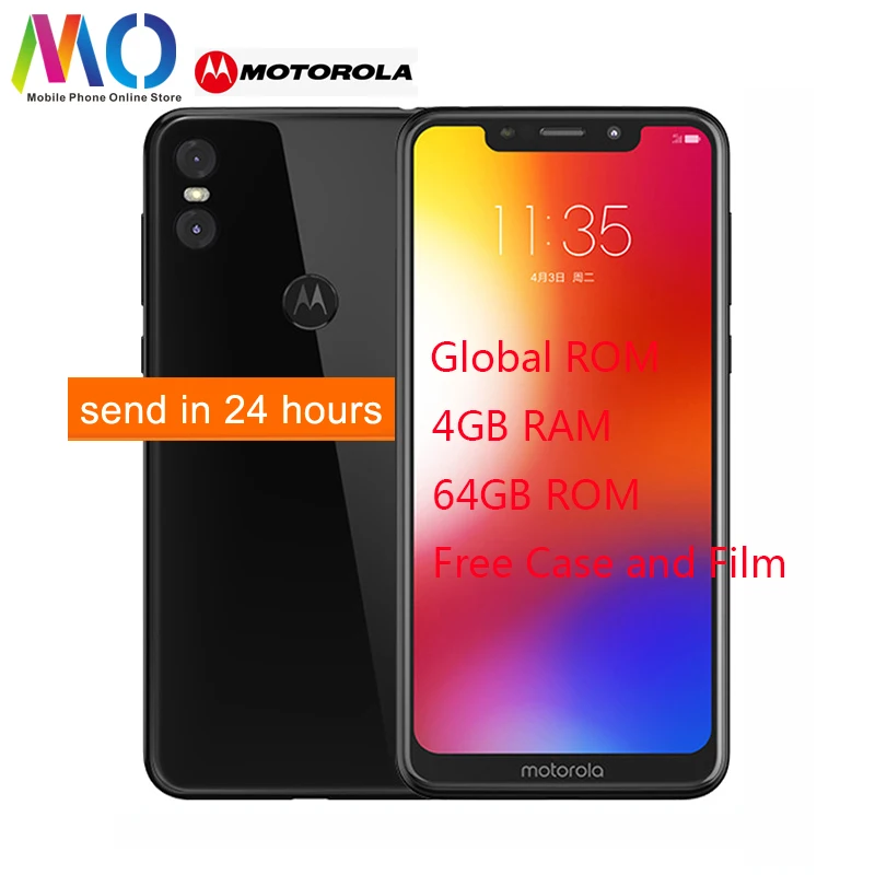 Motorola MOTO P30 Play смартфон с восьмиядерным процессором Snapdragon 625 ОЗУ 4 Гб ПЗУ 64 ГБ Android 8 1
