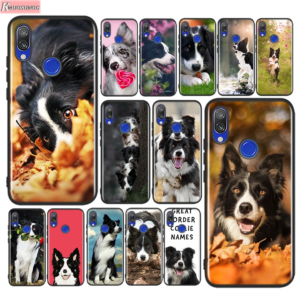 

Silicone Cover Border collie dog For Xiaomi Redmi 9A 9C Note 9 9S Pro Max 8T 8 7 6 5 Pro 5A 4X 4 Prime Phone Case