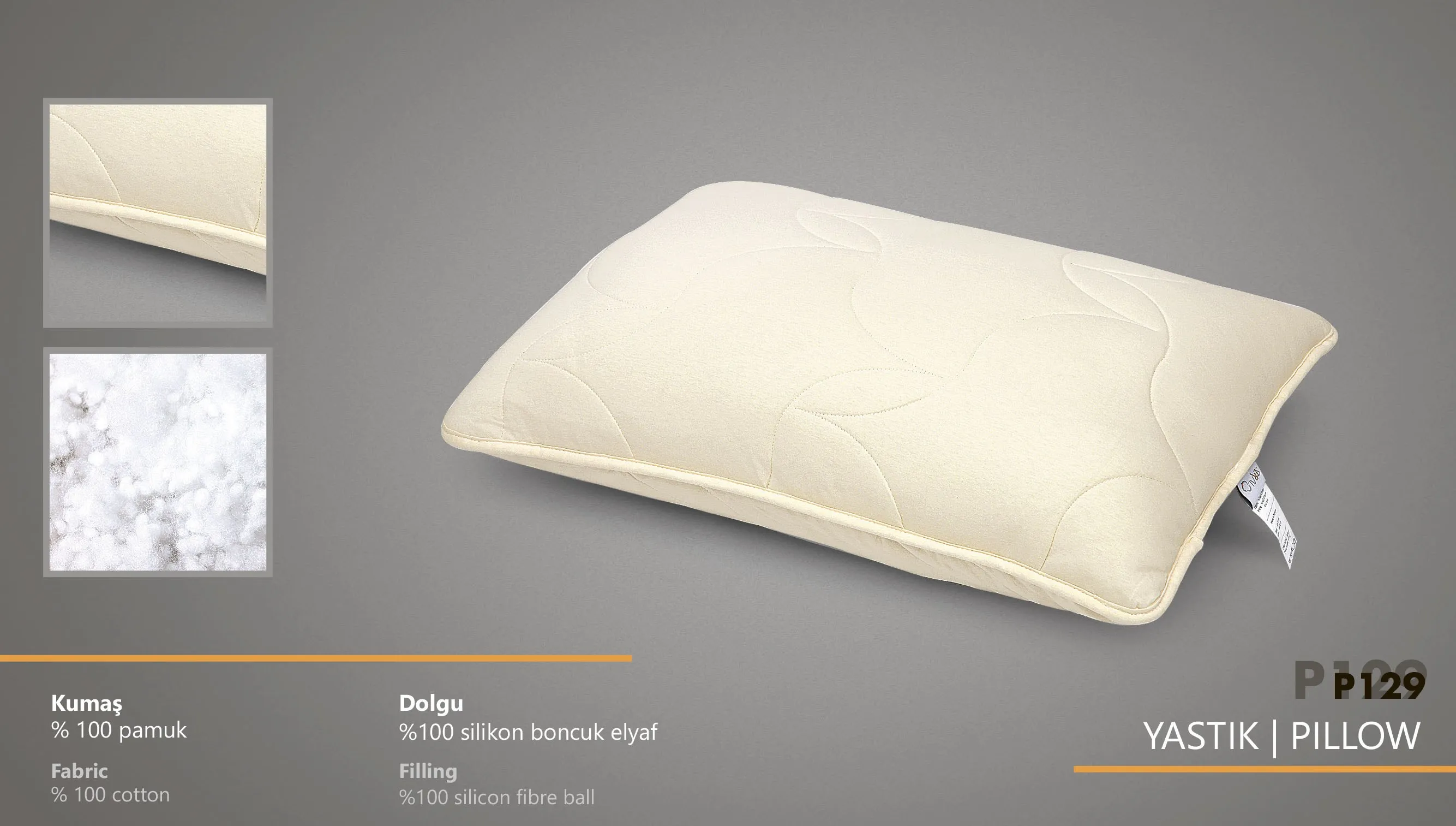 50CM X 70CM SİLİCONE PİLLOW(made in TURKEY