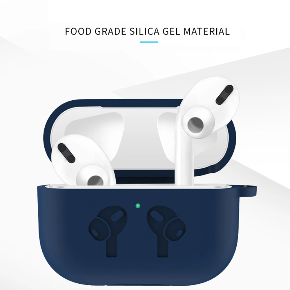 Чехол для AirPods Pro чехол беспроводной футляр для наушников силиконовый тонкий защитный чехол s Для Air Pods Pro коробка анти-потеря