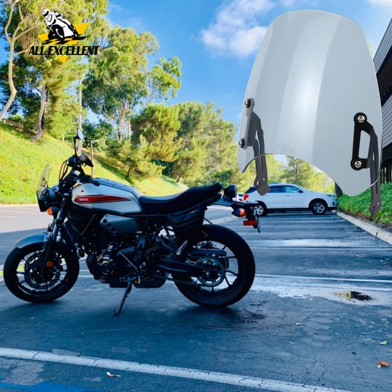 Лобовое стекло для- Ducati Scrambler(кроме Кафе Racer и 1100 модель) лобовое стекло Щит с кронштейном