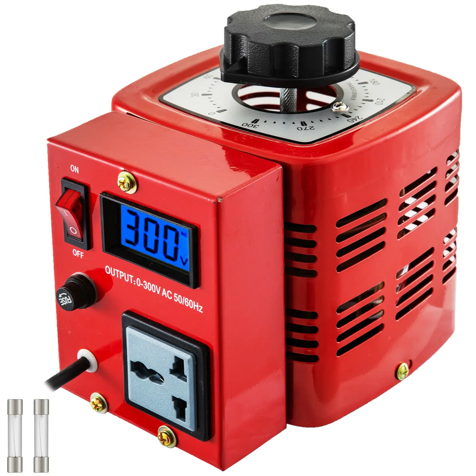 VEVOR 0.5KVA 1KVA 2KVA 3KVA Регулируемый трансформатор 220V AC W/Встроенный Медь катушки и