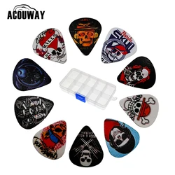 Acouway 10 Pieces ABS Electric Guitar Picks  Acoustic Music Pick Mediator Thickness 0.46 /0.71/0.96MM